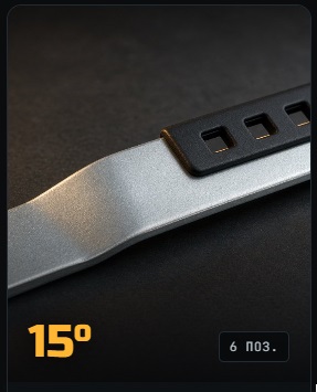 15 градусов